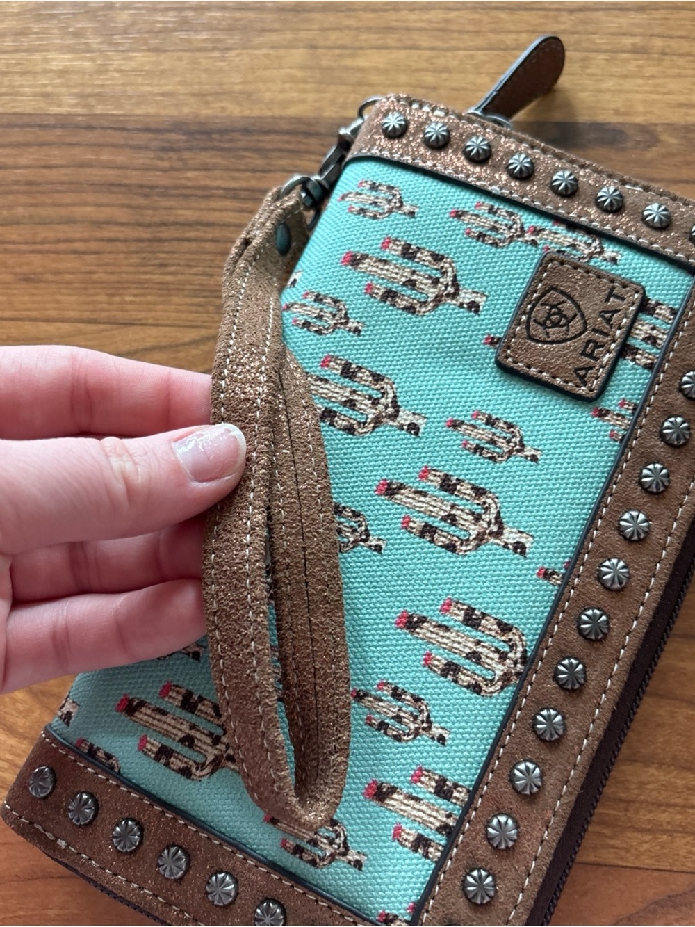 Ariat Cactus Wallet - Picture 6 of 9